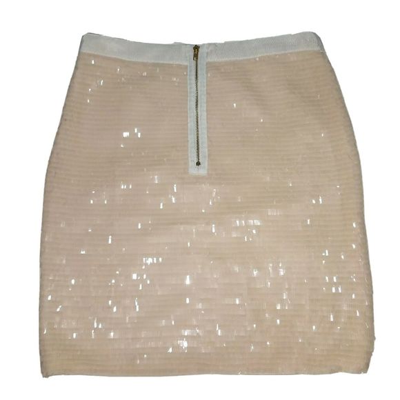 Cache Full Sequin Straight Pencil Skirt 4 - Picture 1 of 8